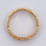 Anillo Cajon 2.7gr / T6 / Oro 18K &