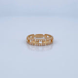 Anillo Cajon 2.7gr / T6 / Oro 18K &