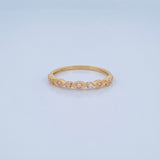 Anillo Solitario Churumbela 1.35gr / T6 1/4 / Oro 18K &