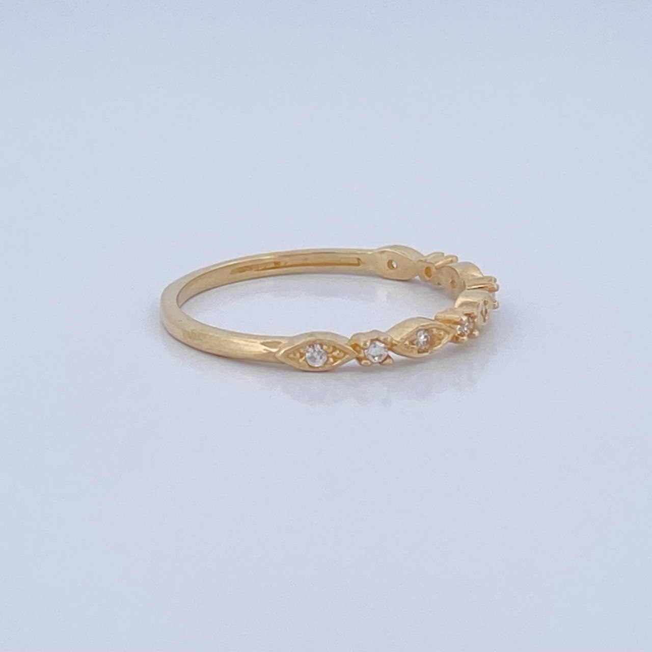 Anillo Solitario Churumbela 1.35gr / T6 1/4 / Oro 18K &