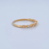 Anillo Solitario Churumbela 1.35gr / T6 1/4 / Oro 18K &