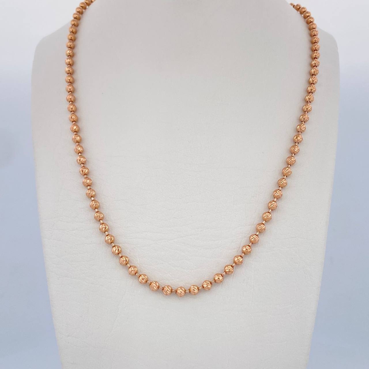 Cadena Militar 16.3gr / 61.5cm / Oro 18K $