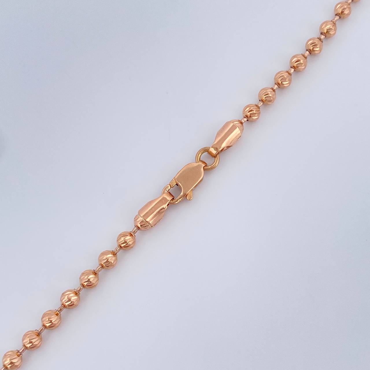 Cadena Militar 16.3gr / 61.5cm / Oro 18K $