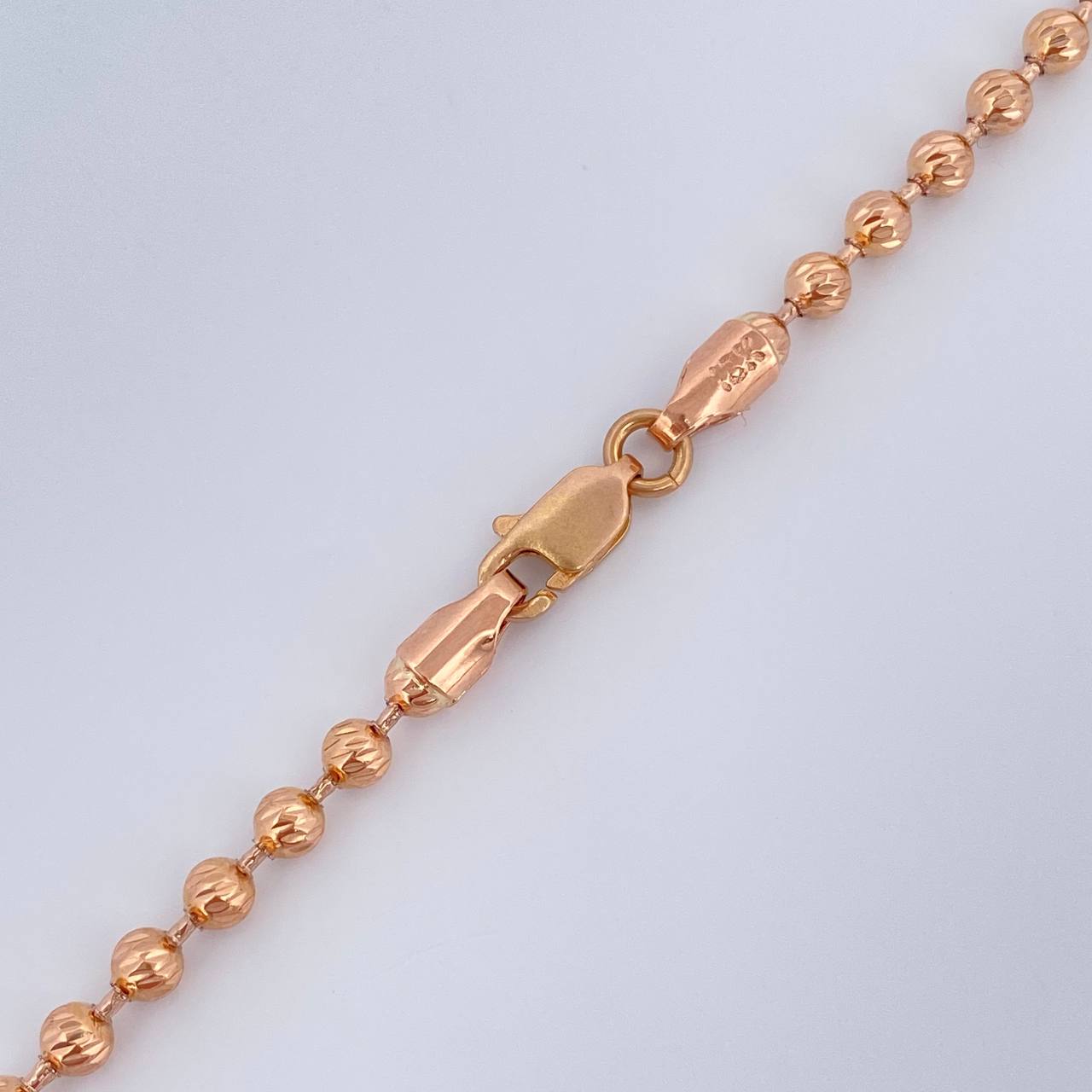 Cadena Militar 14.05gr / 51.5cm / Oro 18K $