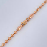 Cadena Militar 14.05gr / 51.5cm / Oro 18K $