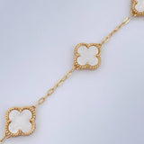 Pulso Trebol Aro Seguido 5.6gr / 20cm / Nac.Esp. Oro 18K $