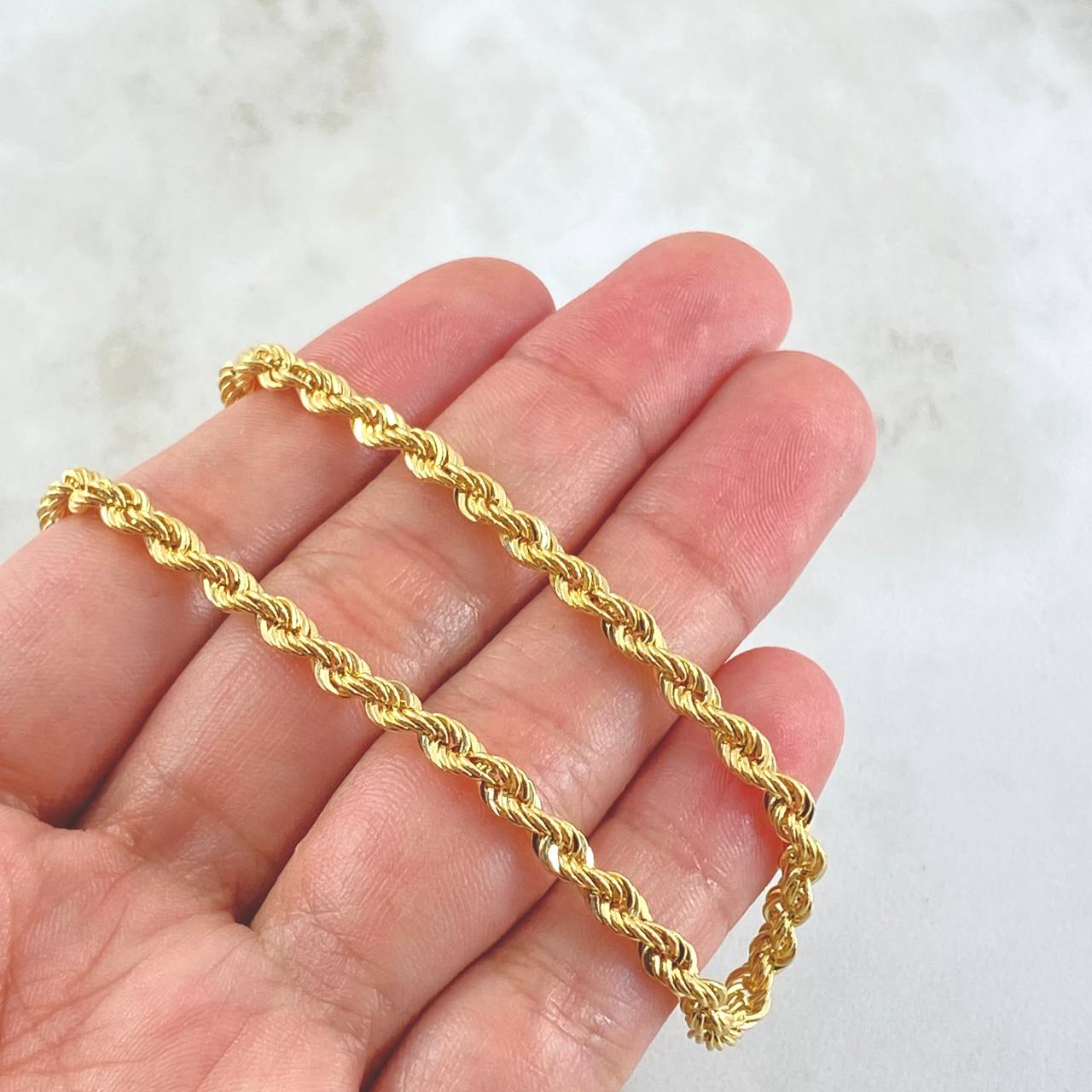 Cadena Lazo 8.25gr / 60cm / +3 Oro 18K