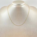 Cadena Plana 1.8gr / 40cm / +3 Oro 18K
