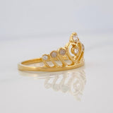 Anillo Corona 2.35g / T6 1/2 Oro Amarillo 18K