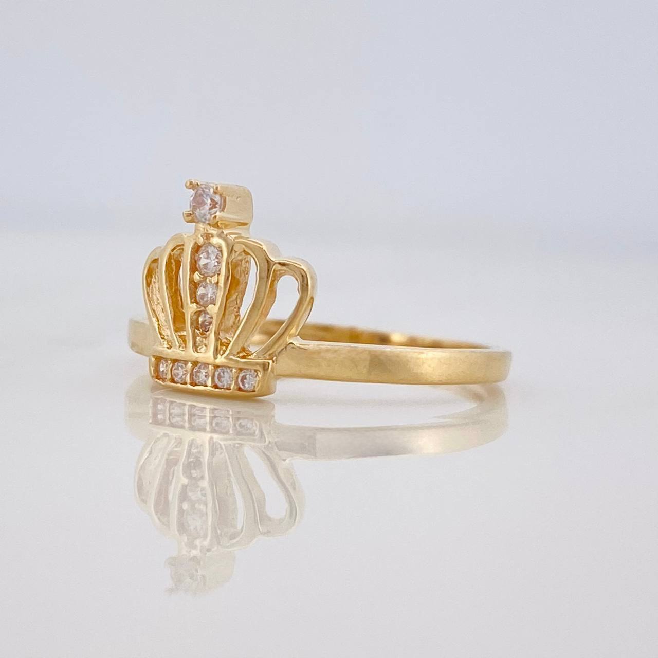 Anillo Corona 1.9g / T5 3/4 Oro Amarillo 18K
