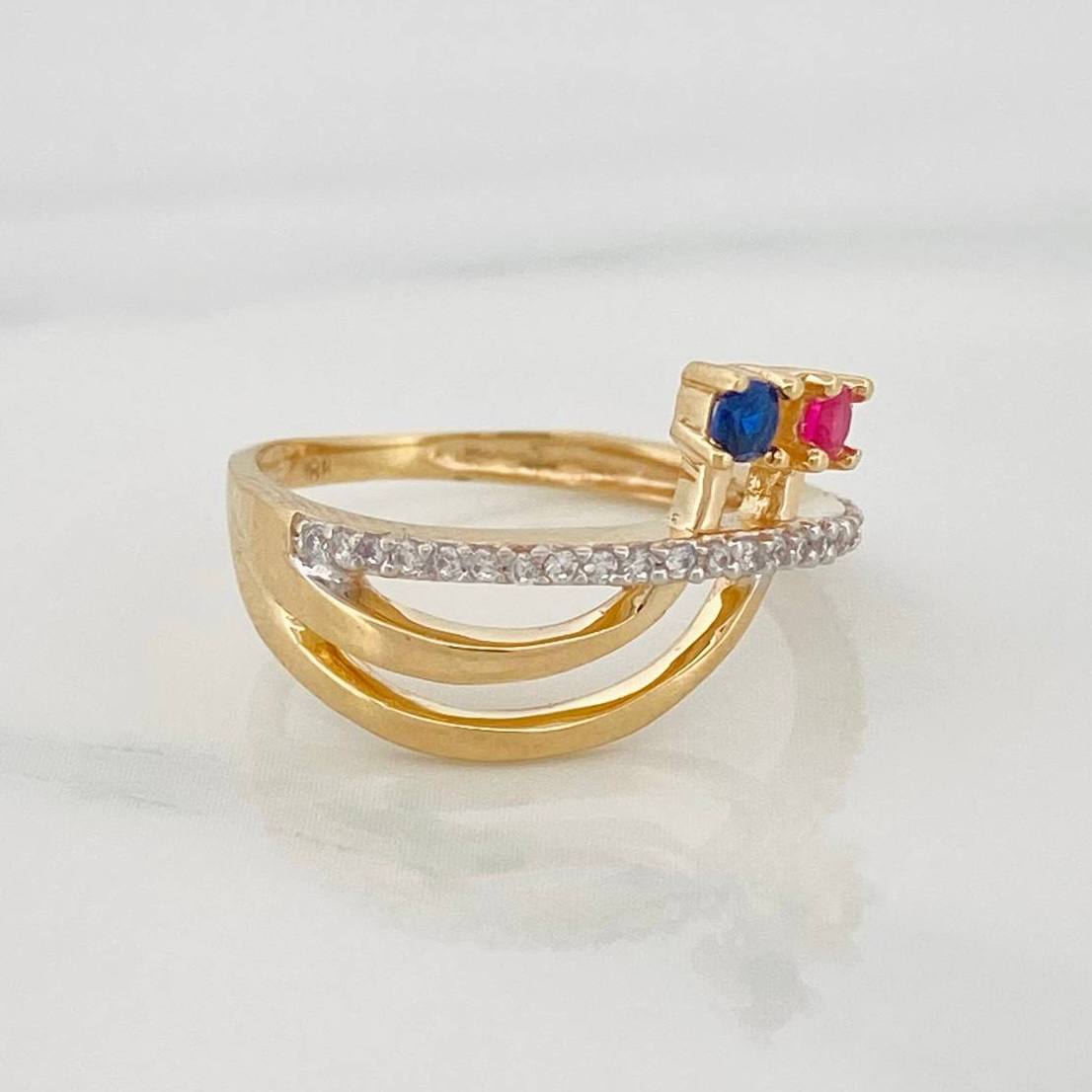 Anillo Pareja 2.6g / T6 Oro Amarillo 18K