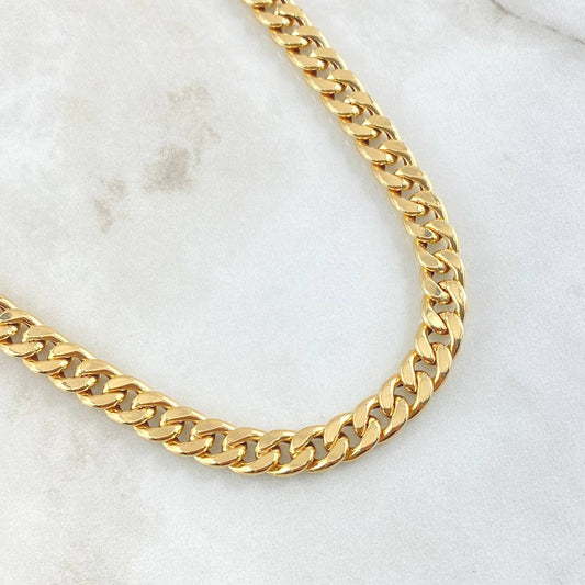 Cadena Cubana 14.3gr / 60cm / +1 Oro 18K
