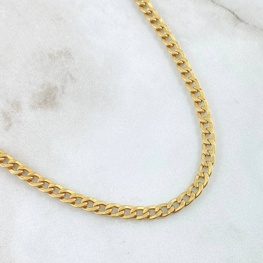 Cadena Cubana 10.85gr / 60cm / +1 Oro 18K