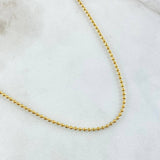 Cadena Militar 4.9gr / 60cm / +3 Oro 18K