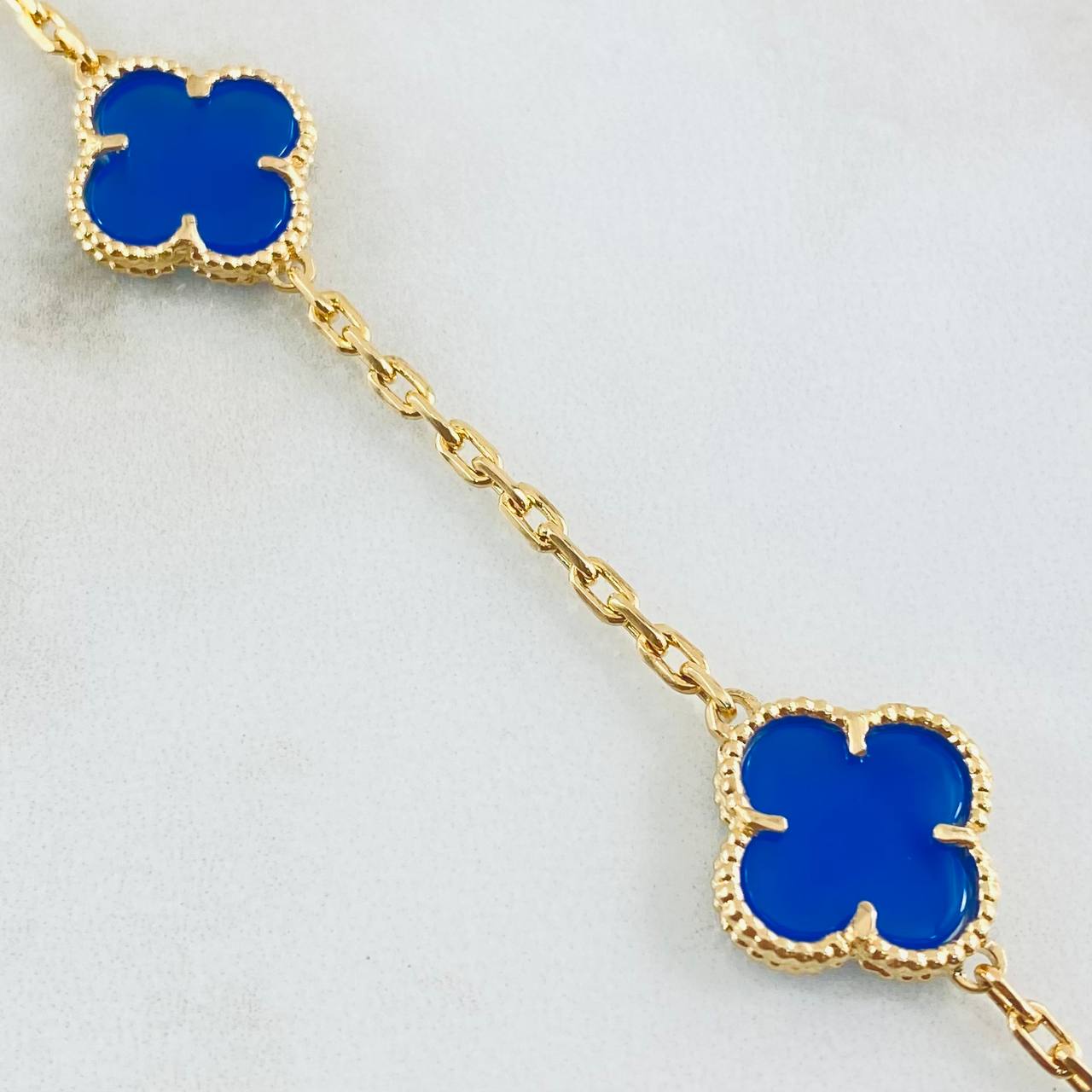 Cadena Aro Seguido Trebol 29.1gr / 60cm / Nac.Esp. Oro 18K ©