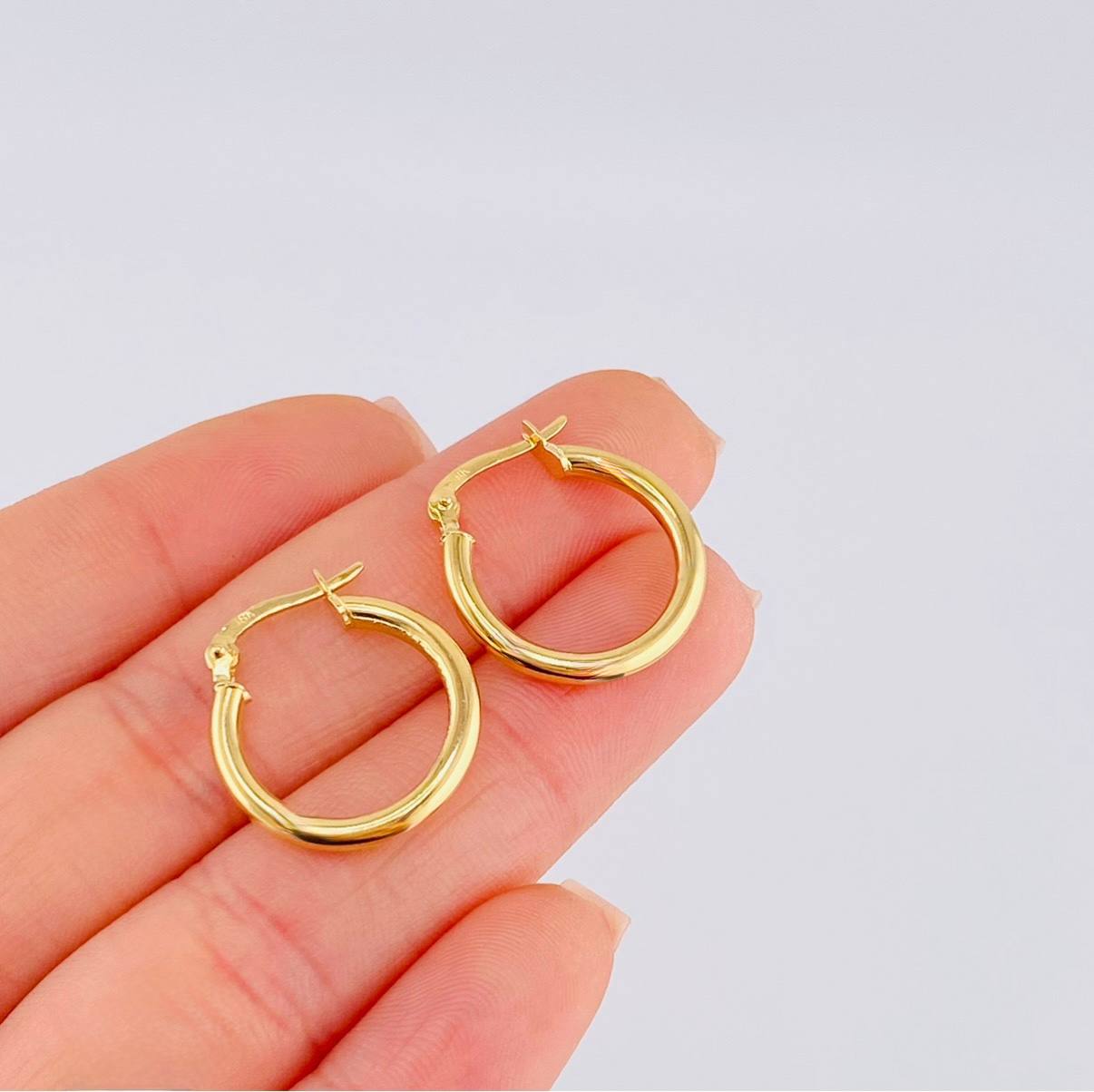 Candongas Jass 1.85 g / 2 cm Oro Amarillo 18K