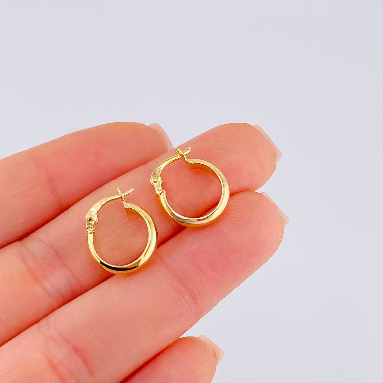 Candongas Gera 1.2 g / 1.5 cm Oro Amarillo 18K