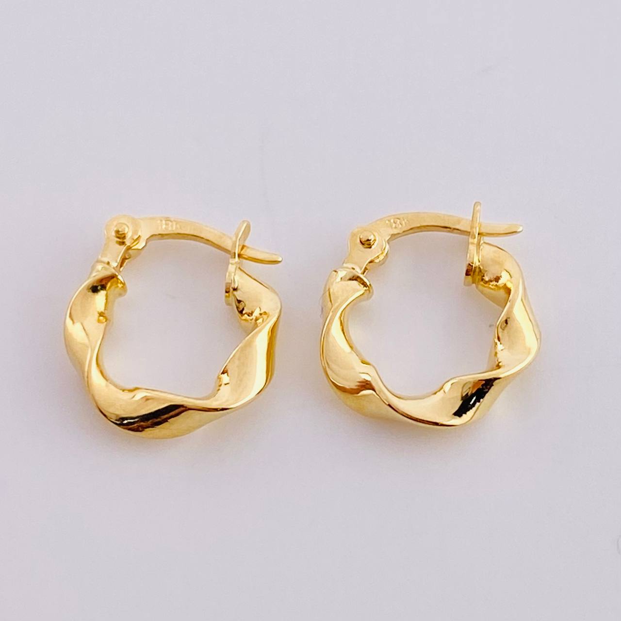 Candongas Demi 1 g / 1.4 cm Oro Amarillo 18K