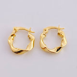 Candongas Demi 1 g / 1.4 cm Oro Amarillo 18K