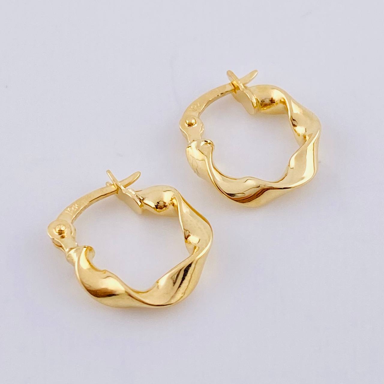 Candongas Demi 1 g / 1.4 cm Oro Amarillo 18K