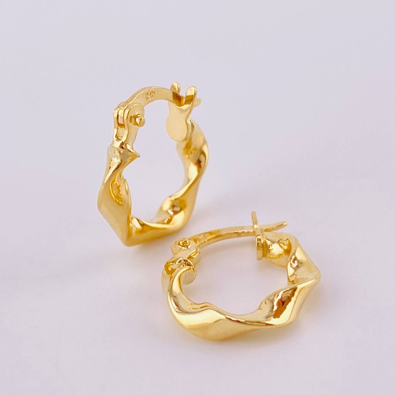 Candongas Demi 1 g / 1.4 cm Oro Amarillo 18K