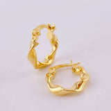 Candongas Demi 1 g / 1.4 cm Oro Amarillo 18K