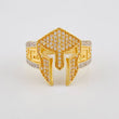 Anillo Gladiador 8.5 g / T11 Dos Oros Amarillo Blanco 18K