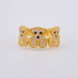 Anillo Oso Ts  3.6 g / T6 3/4 Oro Amarillo 18K
