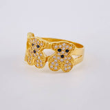 Anillo Oso Ts  3.6 g / T6 3/4 Oro Amarillo 18K