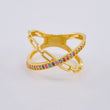 Anillo Infinito Encadenado  3.25 g / T7 1/2 Oro Amarillo 18K