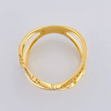 Anillo Infinito Encadenado  3.25 g / T7 1/2 Oro Amarillo 18K