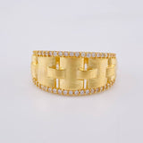 Anillo Correa Imperial  2.9 g / T7 Oro Amarillo 18K