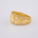 Anillo Correa Imperial  2.9 g / T7 Oro Amarillo 18K
