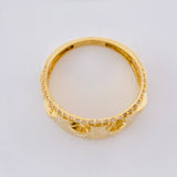 Anillo Correa Imperial  2.9 g / T7 Oro Amarillo 18K