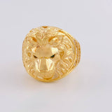 Anillo León  13.75 g / T10 1/4 Oro Amarillo 18K