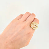 Anillo León  13.75 g / T10 1/4 Oro Amarillo 18K