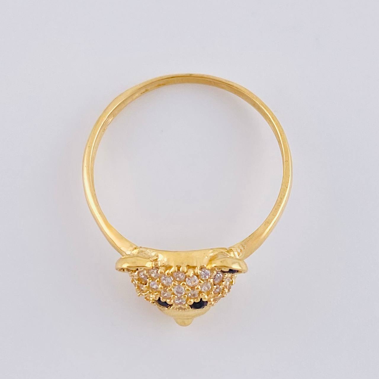 Anillo Cara De Oso 2.2 g / T6 1/4 Oro Amarillo 18K