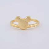 Anillo Raton 2.1g / T5 1/2 Oro Amarillo 18K