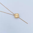 Cadena Aro Seguido Trebol  Diamantado 5.15gr / 60cm / 1mm Graduable Oro Amarillo +3 18K &