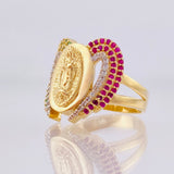 Anillo Milagrosa Angelical 5.95gr / T7 / Oro Amarillo 18K