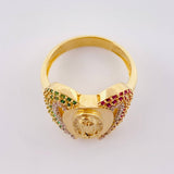 Anillo Milagrosa Angelical 5.95gr / T7 / Oro Amarillo 18K