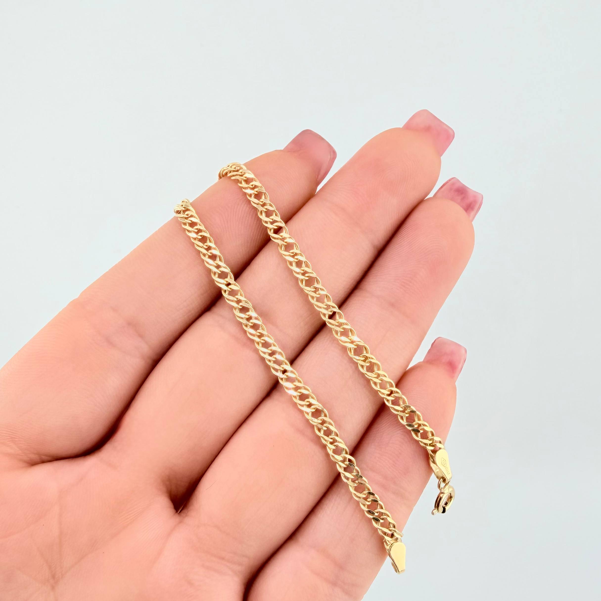 Pulso Garibaldi 1.8gr / 18cm / 3.2mm Oro Amarillo +3 18K