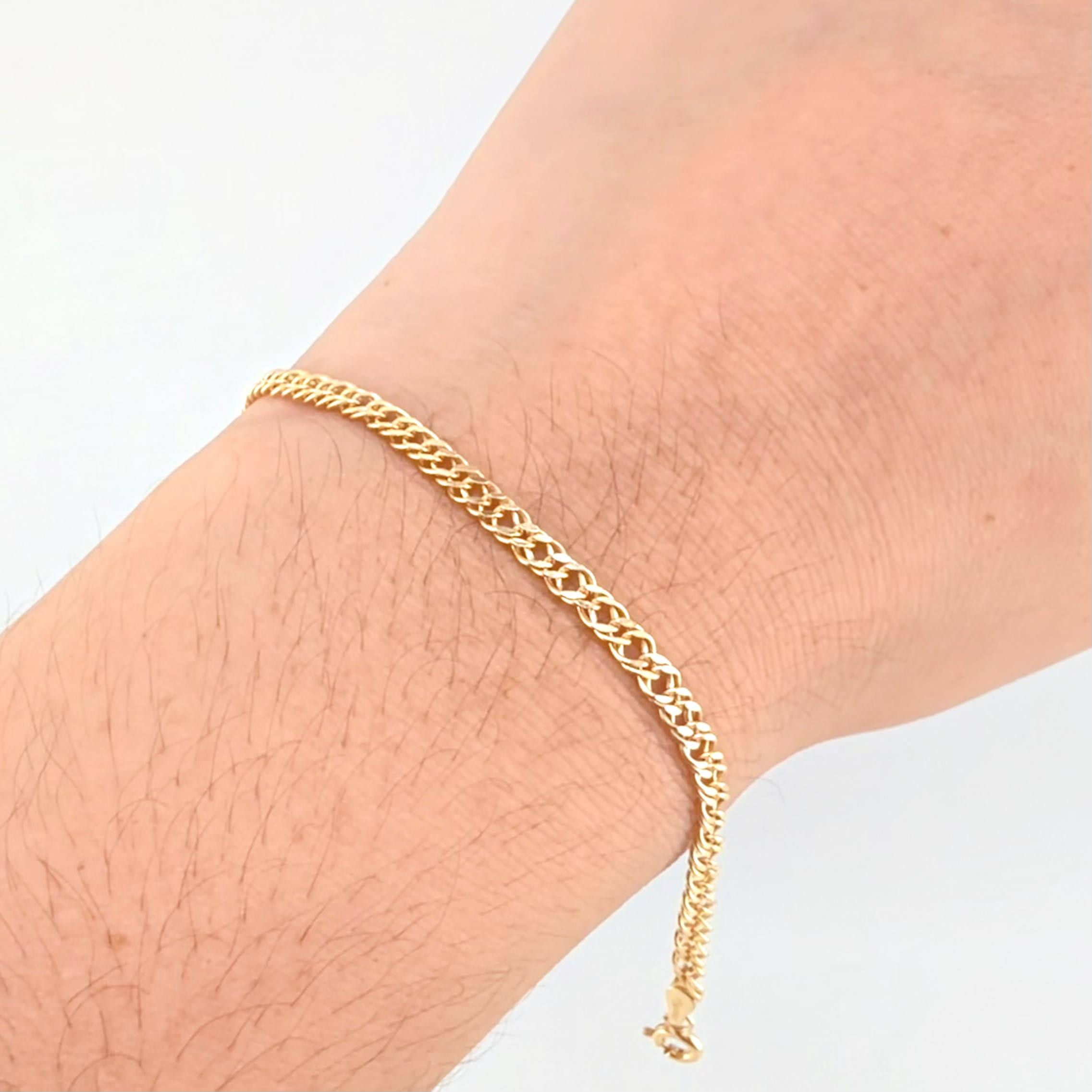 Pulso Garibaldi 1.8gr / 17.5cm / 3.2mm Oro Amarillo +3 18K *