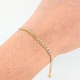 Pulso Garibaldi 1.8gr / 17.5cm / 3.2mm Oro Amarillo +3 18K *