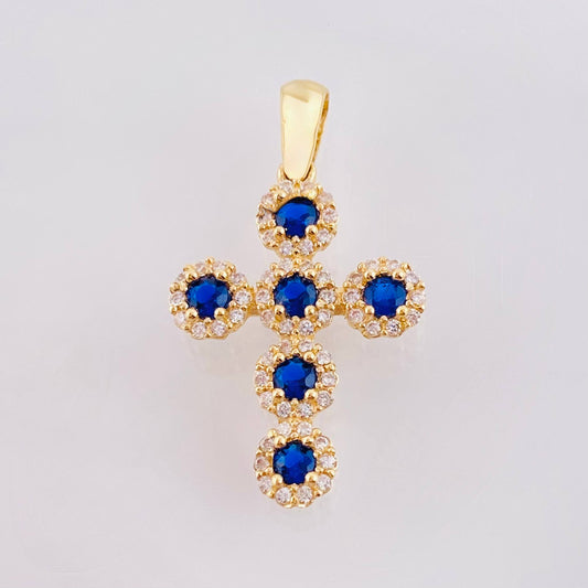 Dije Cruz Tupida 2.15gr / 2.7cm / Oro Amarillo 18K ©