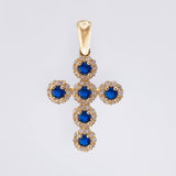 Dije Cruz Tupida 2.15gr / 2.7cm / Oro Amarillo 18K ©