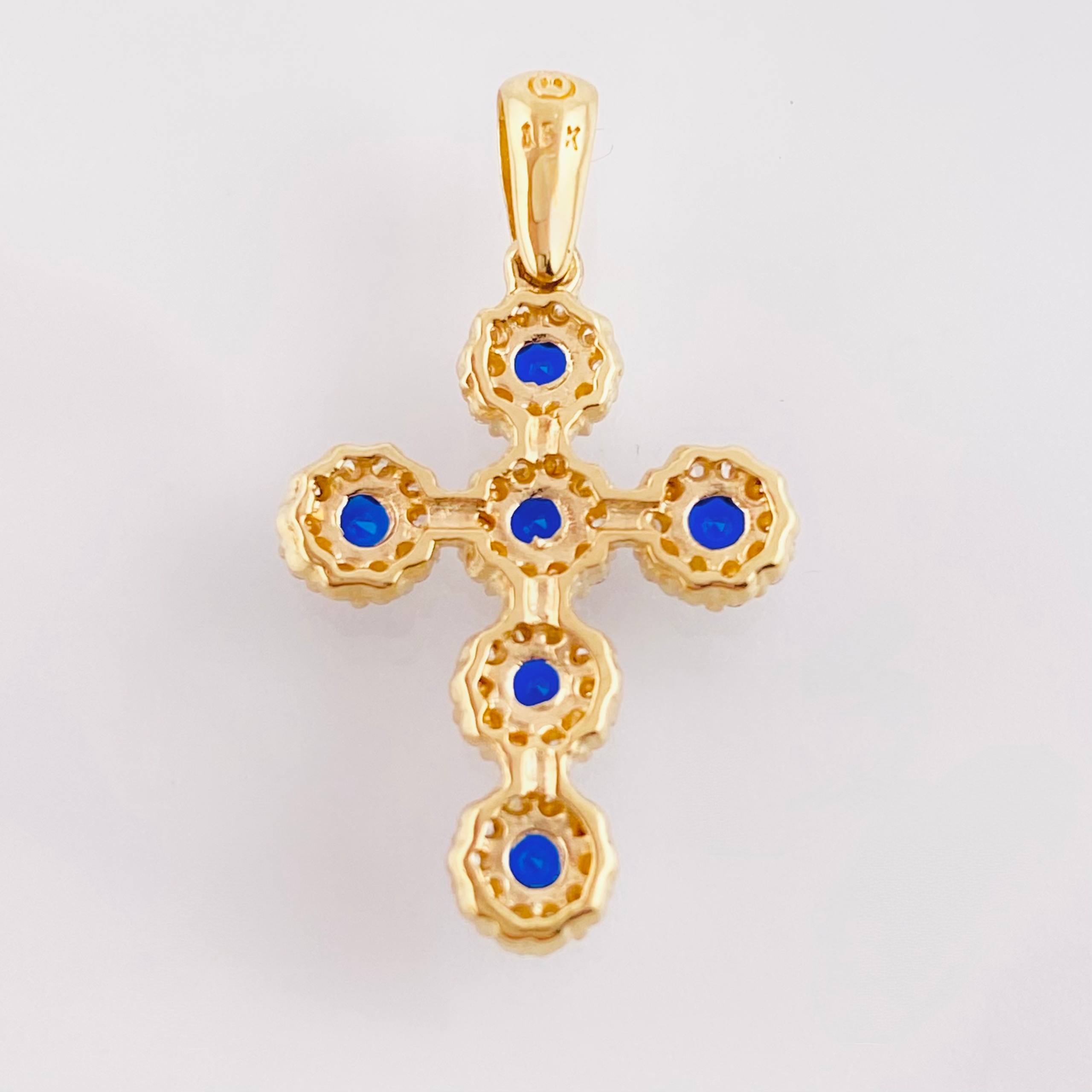 Dije Cruz Tupida 2.15gr / 2.7cm / Oro Amarillo 18K
