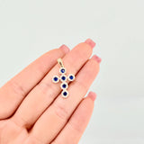 Dije Cruz Tupida 2.15gr / 2.7cm / Oro Amarillo 18K ©