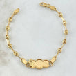 Pulso Bebé GC Nube Bordeado Angel 2.2gr / 3.2cm-14cm / Oro Amarillo 18K
