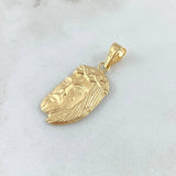 Dije Rosto Jesus 2.1gr / 3.5cm / Mate Oro Amarillo 18K ©
